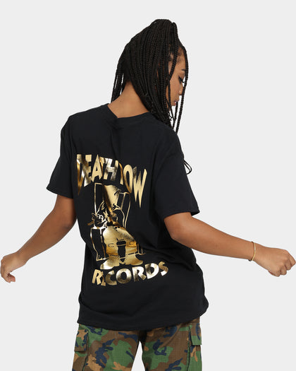 Deathrow Records Deathrow Logo T-Shirt Black/Gold