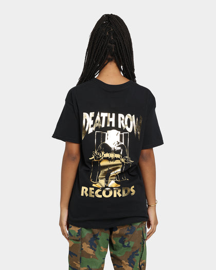 Deathrow Records Deathrow Logo T-Shirt Black/Gold