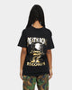 Deathrow Records Deathrow Logo T-Shirt Black/Gold