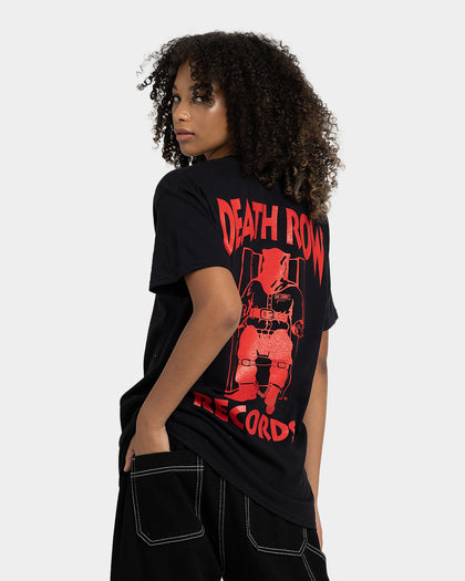 Death Row Records Deathrow Logo T-Shirt Black/Red