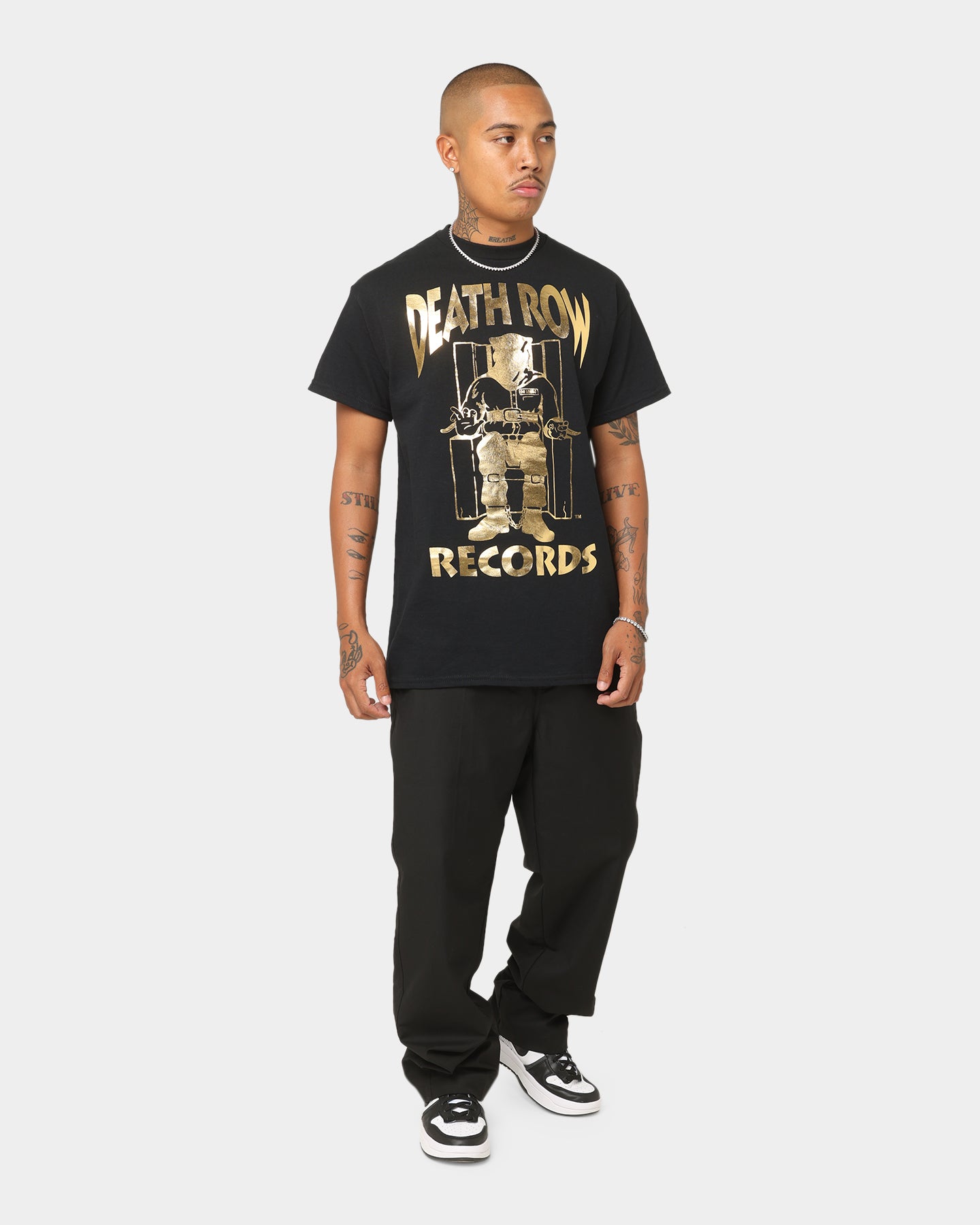 Death Row Records The Chair T-Shirt Black/Gold | Culture Kings US