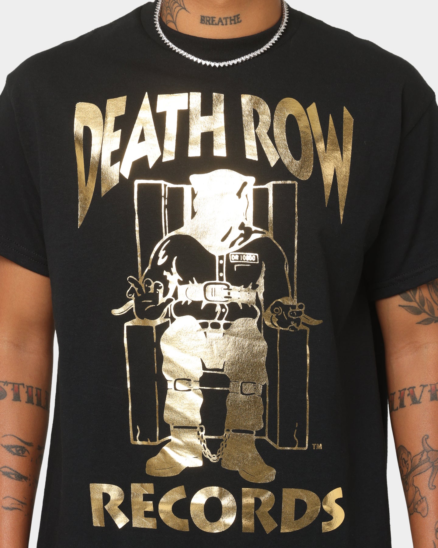 Death Row Records The Chair T-Shirt Black/Gold | Culture Kings US