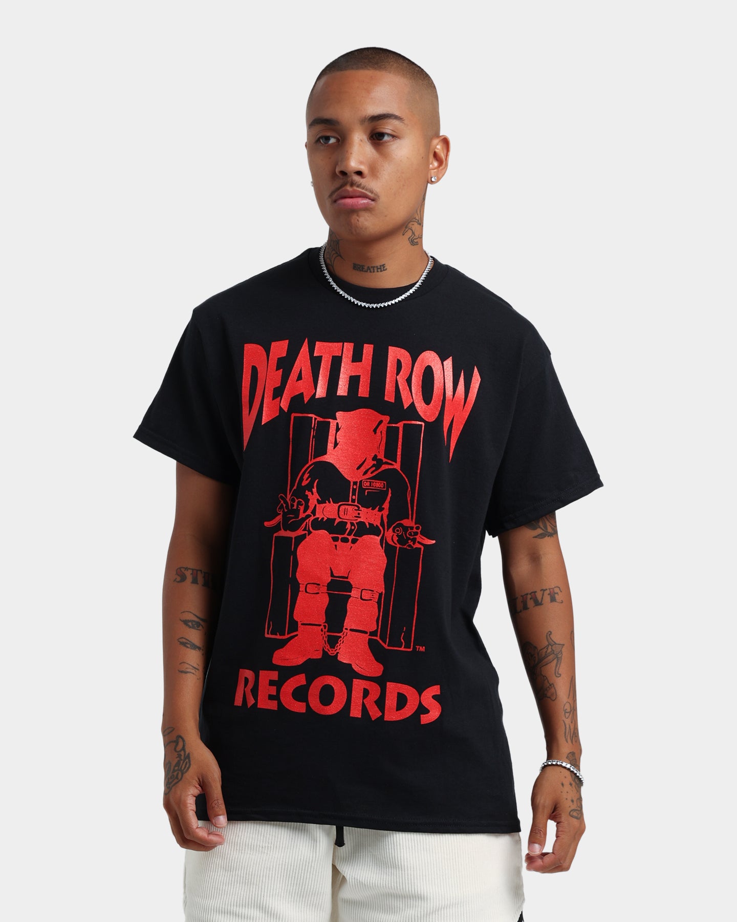 Death Row Records The Chair T-Shirt Black/Red | Culture Kings US