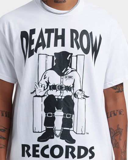 Death Row Records The Chair T-Shirt White/Black