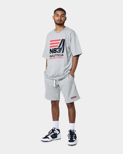 Nautica Finley Oversized T-Shirt Grey Marl