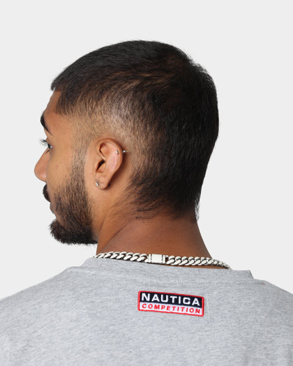 Nautica Finley Oversized T-Shirt Grey Marl