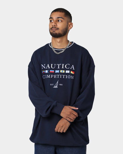 Nautica Polar Oversized Sweatshirt Dark Navy