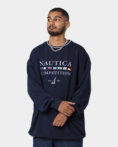 Nautica Polar Oversized Sweatshirt Dark Navy