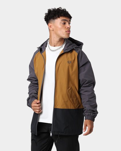 Fred Perry Colour Block Sailing Jacket Gunmetal