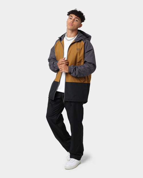 Fred Perry Colour Block Sailing Jacket Gunmetal