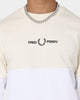 Fred Perry Colour Block Sweatshirt White