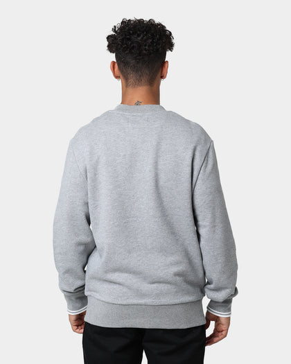 Fred Perry Crew Neck Sweatshirt Steel Marle/Snow