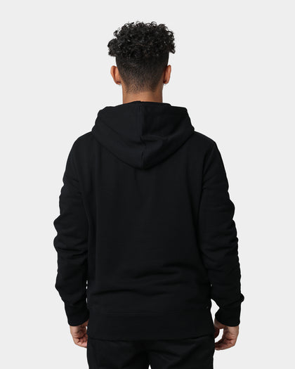 Fred Perry Embroidered Hooded Sweatshirt Black