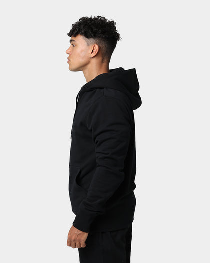 Fred Perry Embroidered Hooded Sweatshirt Black