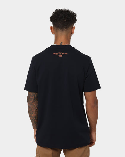Fred Perry Flock Laurel Wreath T-Shirt Navy