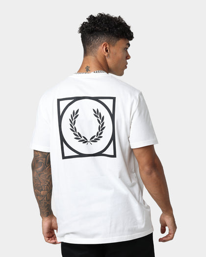 Fred Perry Graphic Print T-Shirt Snow White