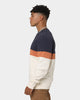 Fred Perry Colour Block Sweatshirt Ecru