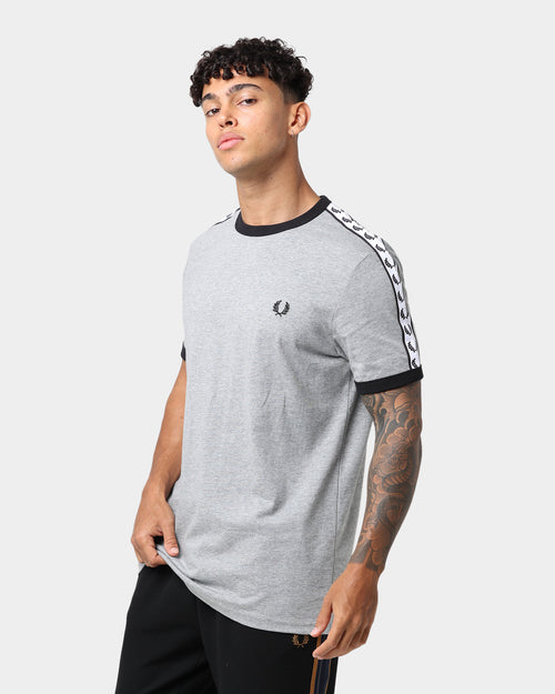 Fred Perry Taped Ringer T-Shirt Steel Marl