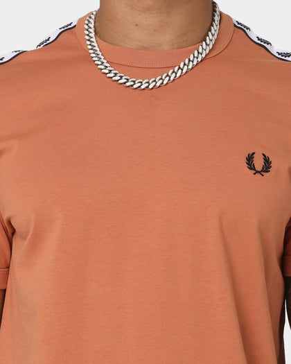 Fred Perry Taped Ringer T-Shirt Court Clay