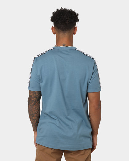 Fred Perry Taped Ringer T-Shirt Ash Blue
