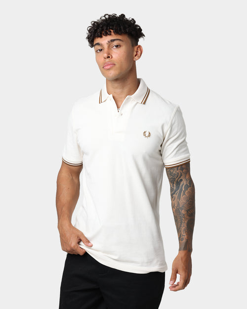 Fred Perry Twin Tipped Polo Shirt Ecru