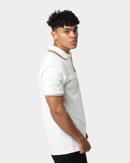 Fred Perry Twin Tipped Polo Shirt Ecru