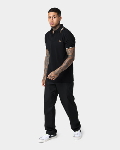 Fred Perry Twin Tipped Polo Shirt Black