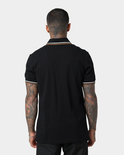 Fred Perry Twin Tipped Polo Shirt Black