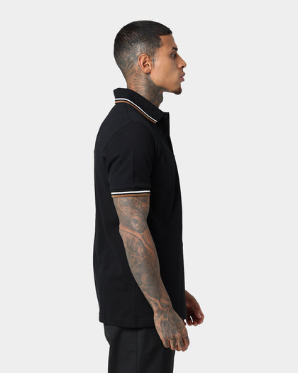 Fred Perry Twin Tipped Polo Shirt Black
