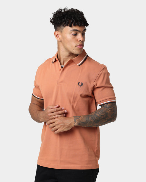 Fred Perry Twin Tipped Polo Shirt Court Clay