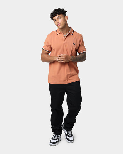 Fred Perry Twin Tipped Polo Shirt Court Clay