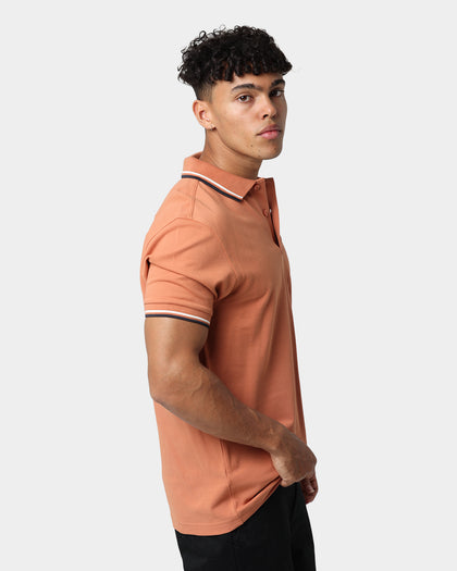 Fred Perry Twin Tipped Polo Shirt Court Clay