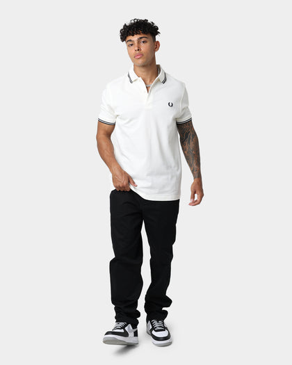 Fred Perry Twin Tipped Polo Shirt Ecru/Dark Graph