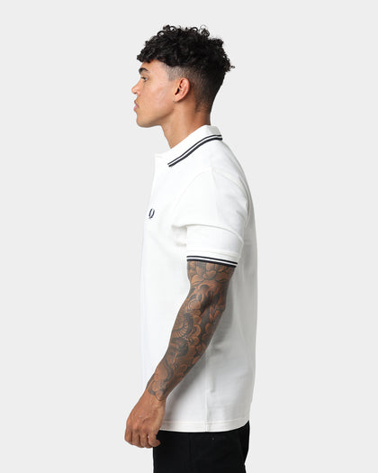 Fred Perry Twin Tipped Polo Shirt Ecru/Dark Graph