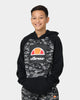 Ellesse Kids' Cervino Junior Overhead Hoodie Camo/Black