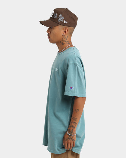 Champion Heritage Garment Dye T-Shirt Aqua Tonic
