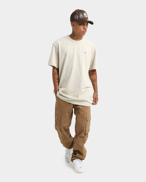 Champion Heritage Small C Logo T-Shirt Pebblestone