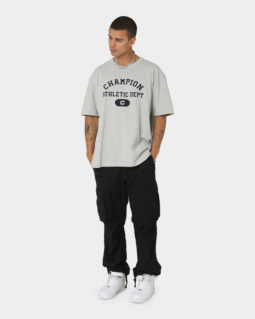 Champion Rebound Archive SS T-Shirt Oxford Heather