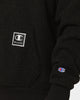 Champion Rib C Plush Hoodie Black