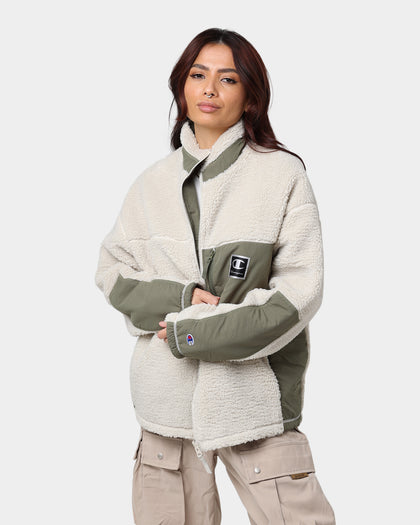 Champion RB Mix Media Jacket Cargo Olive