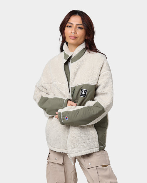 Champion RB Mix Media Jacket Cargo Olive