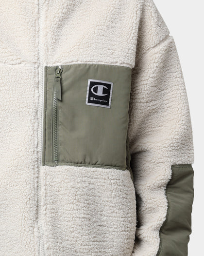 Champion RB Mix Media Jacket Cargo Olive
