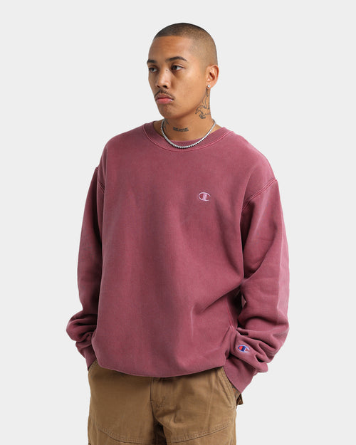 Champion Reverse Weave Garm Dye Crewneck Sepia Red