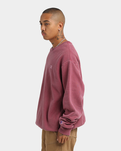 Champion Reverse Weave Garm Dye Crewneck Sepia Red