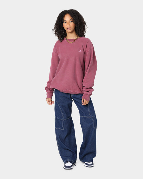 Champion Reverse Weave Garm Dye Crewneck Sepia Red