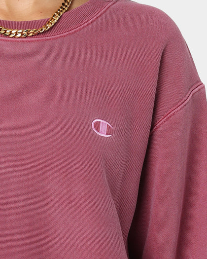 Champion Reverse Weave Garm Dye Crewneck Sepia Red