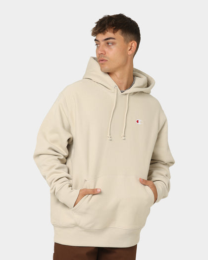 Champion Reverse Weave Small C Hoodie Pebblestone