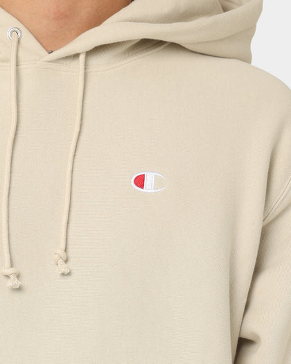 Champion Reverse Weave Small C Hoodie Pebblestone