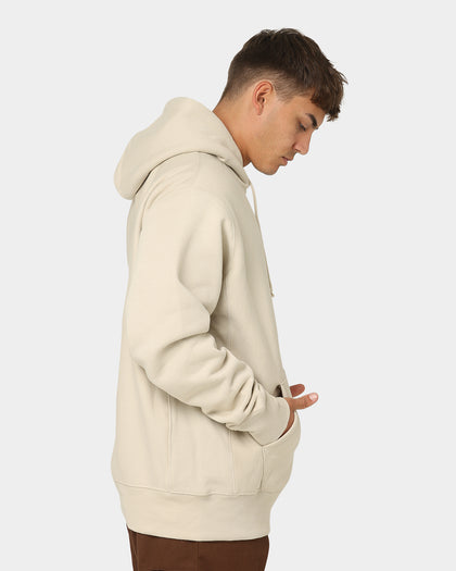 Champion Reverse Weave Small C Hoodie Pebblestone