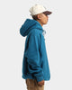 Champion Reverse Weave Small C Hoodie Fresh Teal